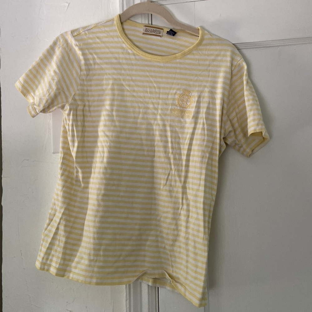 French Nautical Embroidered Short Sleeve T-Shirt